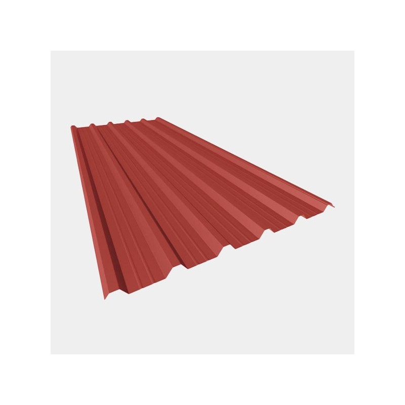 CHAPA PERFILADA ROJA 7000X1030X0.5MM (MG/30/206)